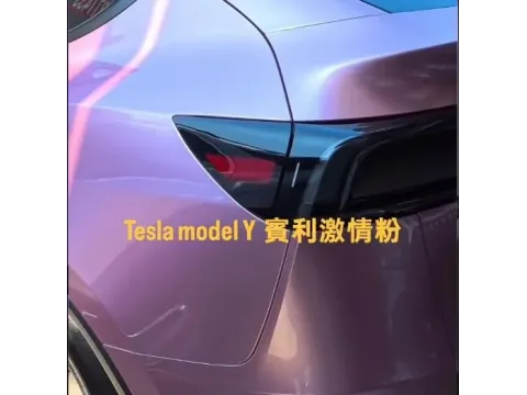 Tesla Model Y 全車 賓利激情粉